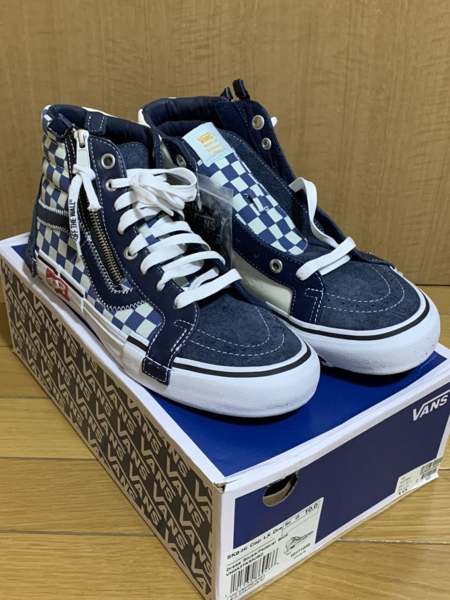 VANS SK8-HI CAP LX DRESS BLUES スニーカー US10 1円スタート！