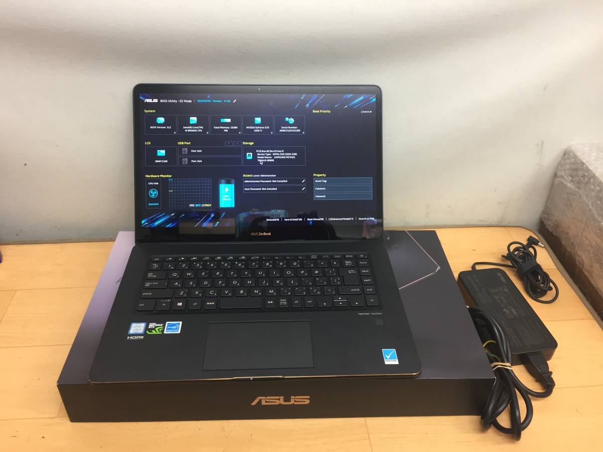 定番人気，高品質 asus zenbook pro UX580G CORE i9-8950HK メモリ16GB SSD1TB NVIDIA GTX1050Ti(15インチ～)｜売買されたオークション情報、yahooの商品情報をアーカイブ公開 - オークファン ASUS