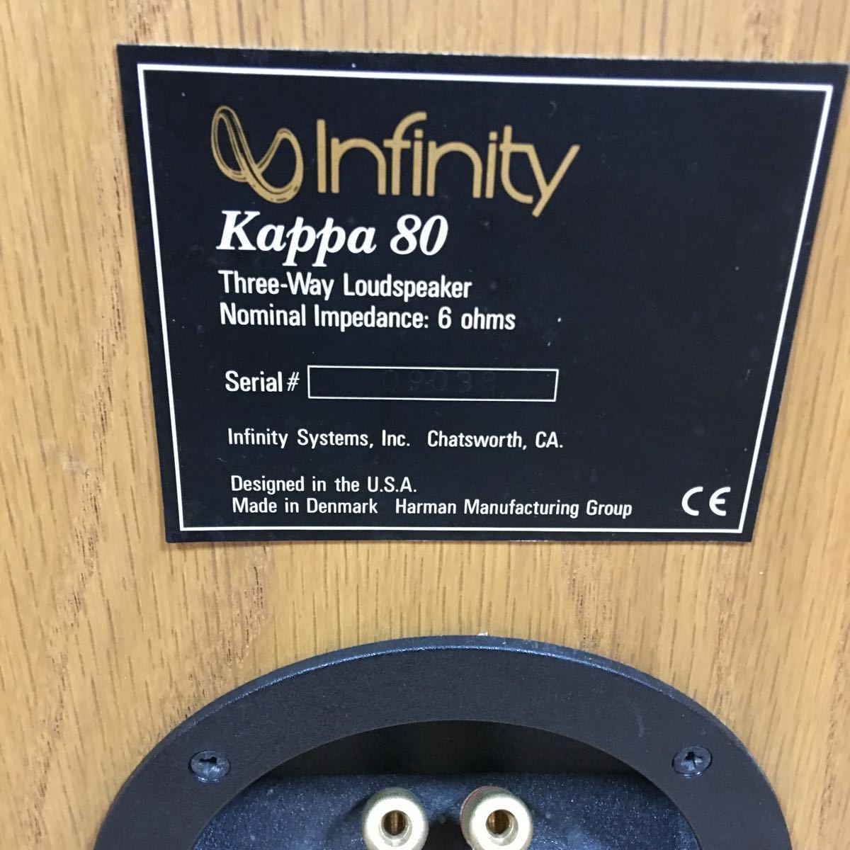 Infinity kappa 80 スピーカーセット 0 Kappa INFINITY セット ペア