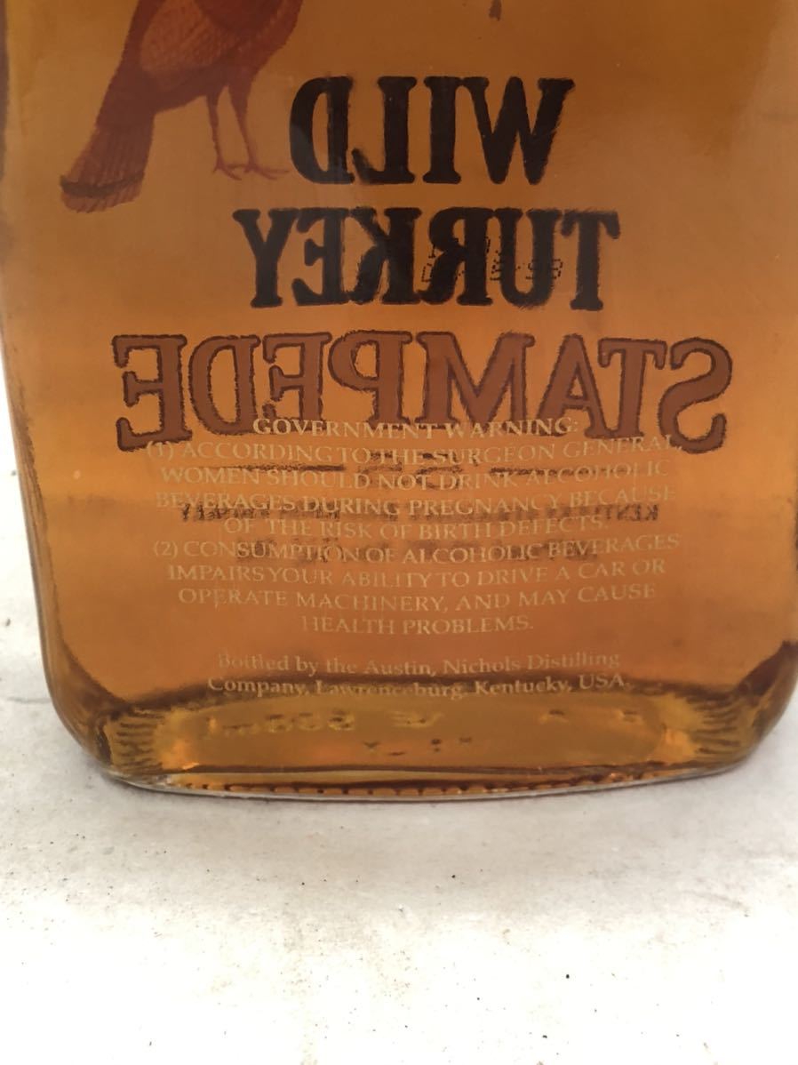 Wild Turkey ワイルドターキー v. 8-Year 55' 2009Noza 1円 WILD TURKEY STAMPEDE ワイルドターキー スタンピード バーボン ウイスキー 古酒 未開栓 500ml 52.5%