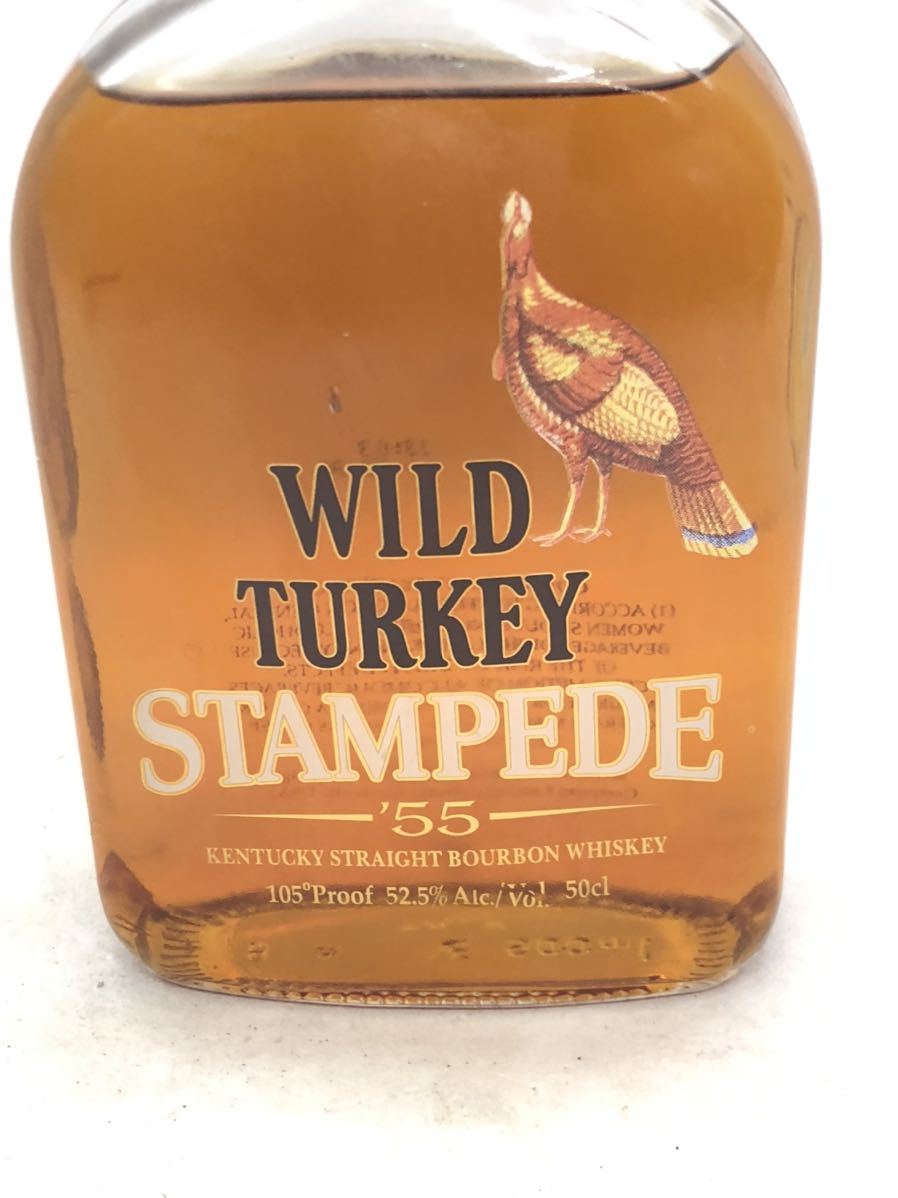 Wild Turkey ワイルドターキー v. 8-Year 55' 2009Noza 1円 WILD TURKEY STAMPEDE ワイルドターキー スタンピード バーボン ウイスキー 古酒 未開栓 500ml 52.5%