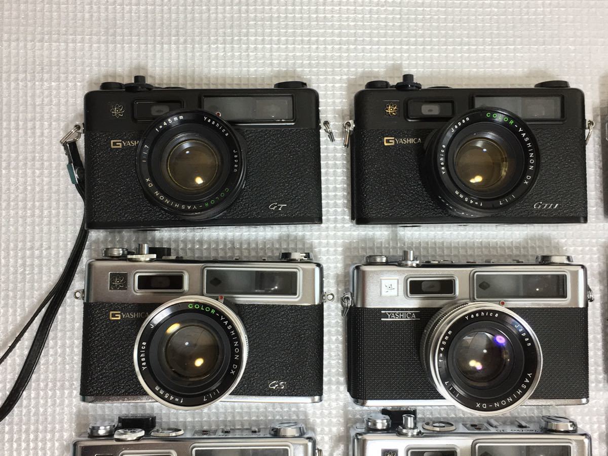 ⑧ YASHICA ヤシカ ELECTRO35 エレクトロ35 GS GTN FC YASHINON 12台