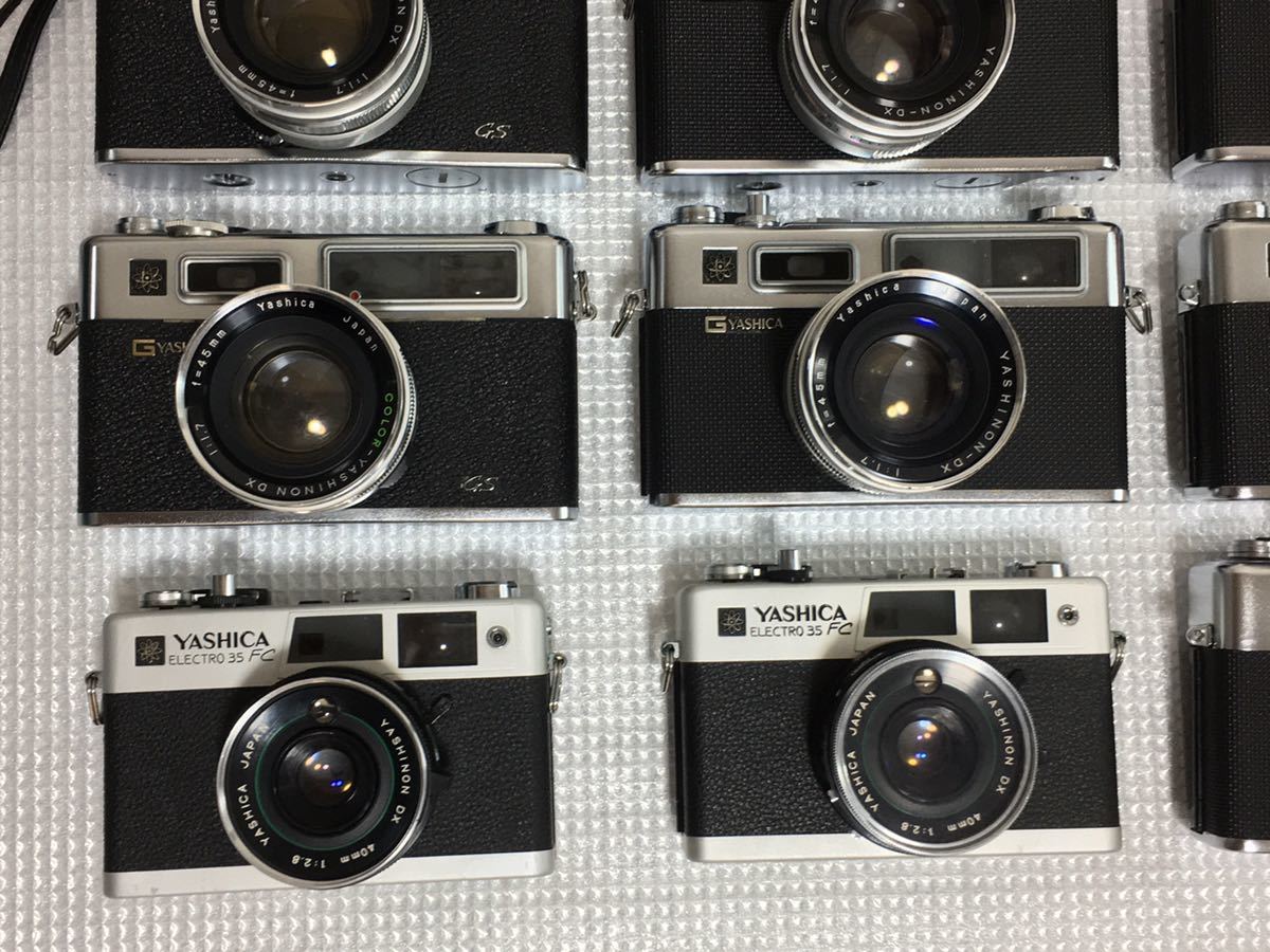 ⑧ YASHICA ヤシカ ELECTRO35 エレクトロ35 GS GTN FC YASHINON 12台