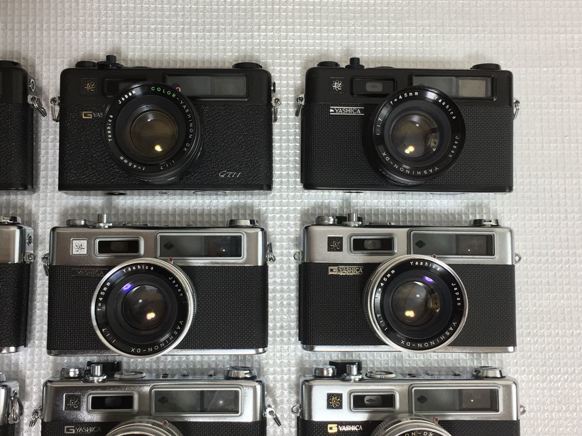 ⑧ YASHICA ヤシカ ELECTRO35 エレクトロ35 GS GTN FC YASHINON 12台