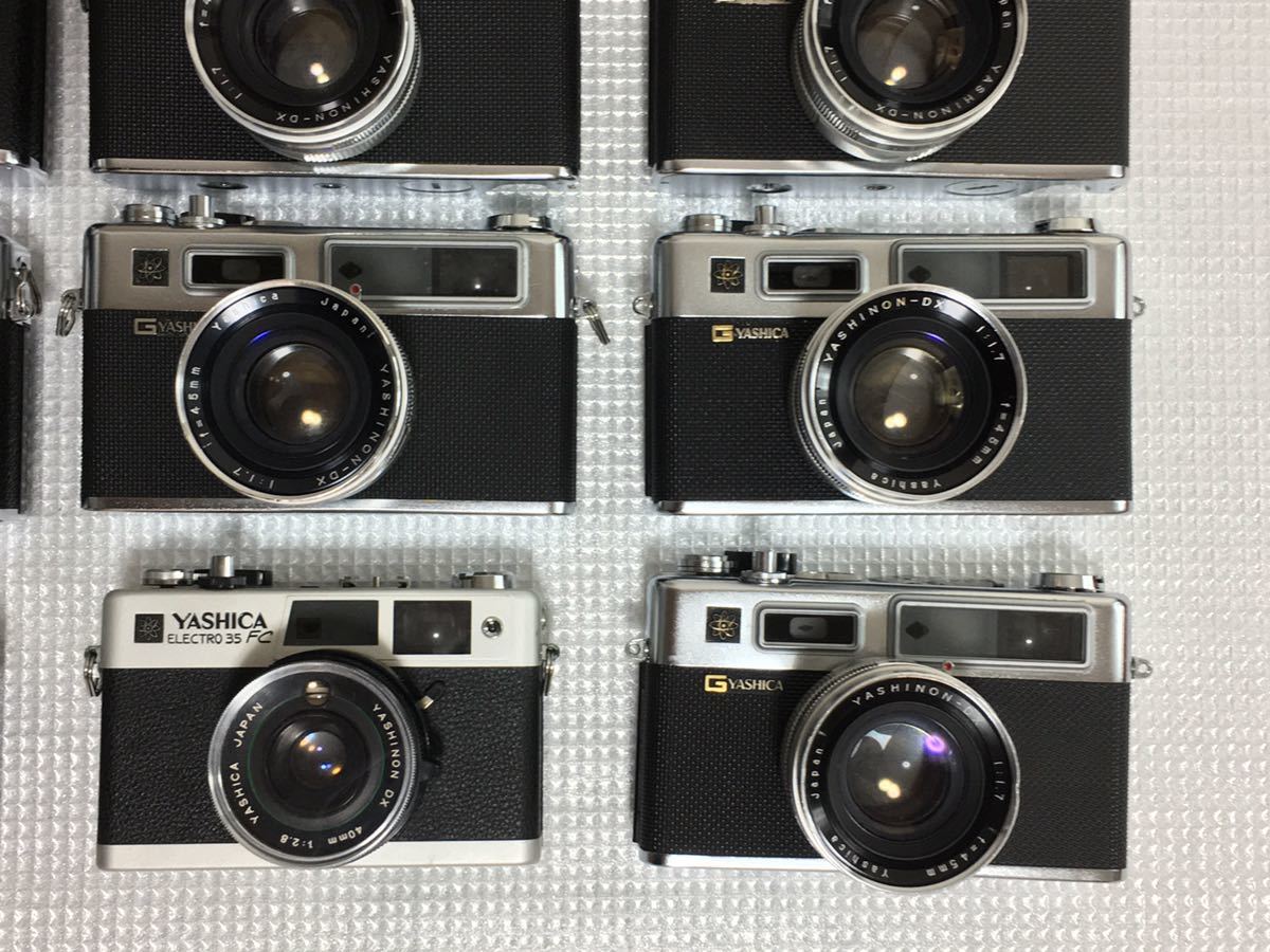 ⑧ YASHICA ヤシカ ELECTRO35 エレクトロ35 GS GTN FC YASHINON 12台