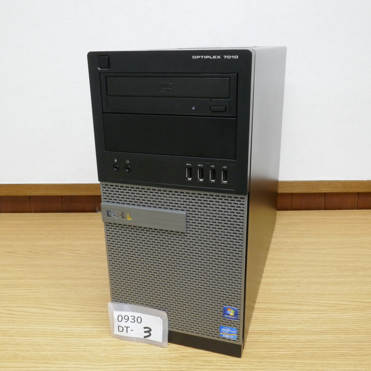 Core i5-3570】 DELL Optiplex 7010 【BIOS確認済】 メモリ4GB