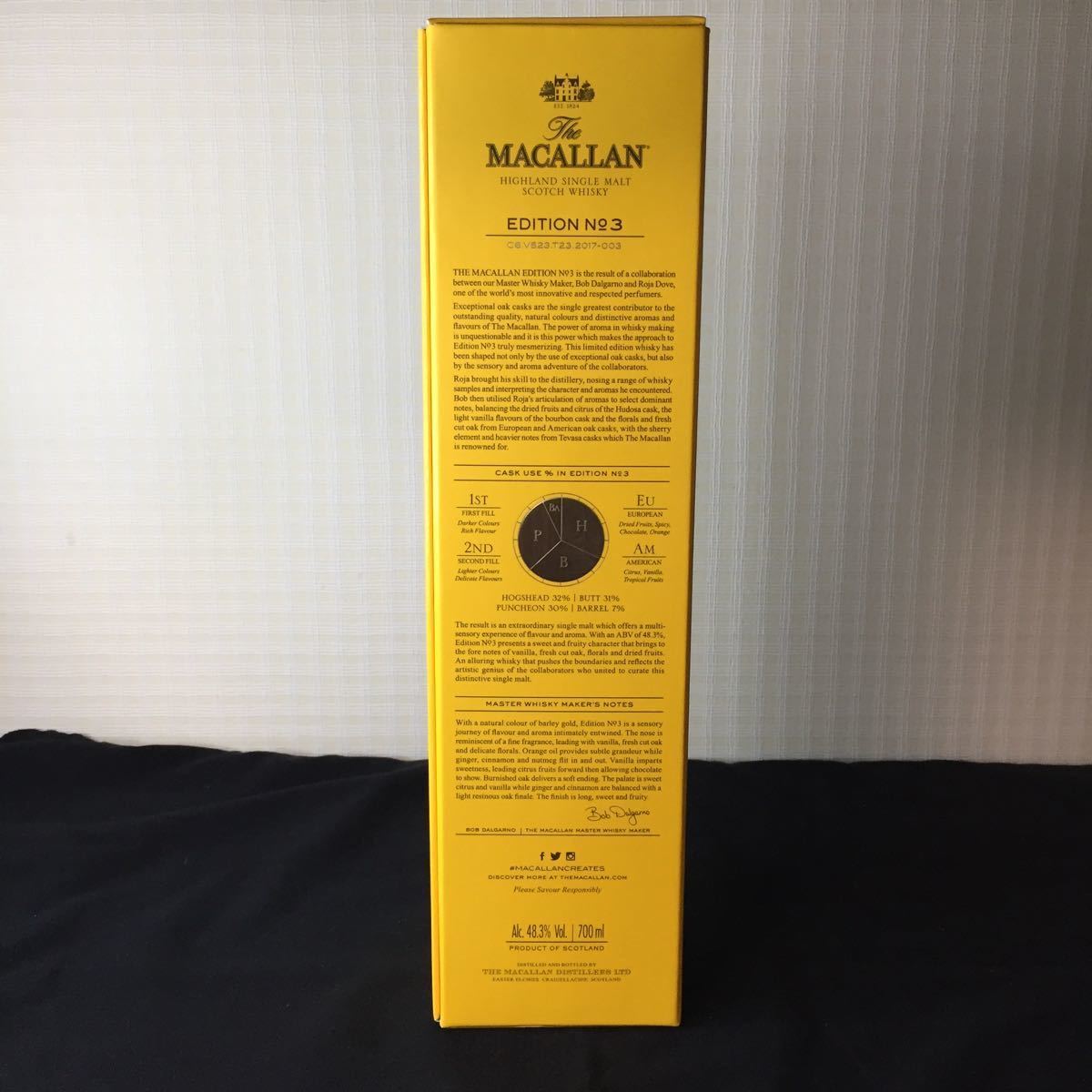 未開栓 THE MACALLAN ザ マッカラン EDITION No3 エディション ナンバースリー MACALLAN ◇ エディション 箱付 No.6 No.3