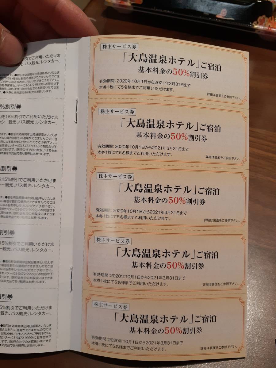 ☆東海汽船株主優待券☆21年3月31日まで_3