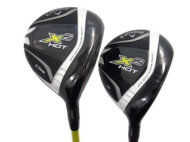 【豊富な，爆買い】 キャロウェイ X2 HOT PRO/Deep 2本セット 3Deep/3W S Tour AD MT-6 1円(キャロウェイ)｜売買されたオークション情報、yahooの商品情報をアーカイブ公開 - オークファン 男性右きき用