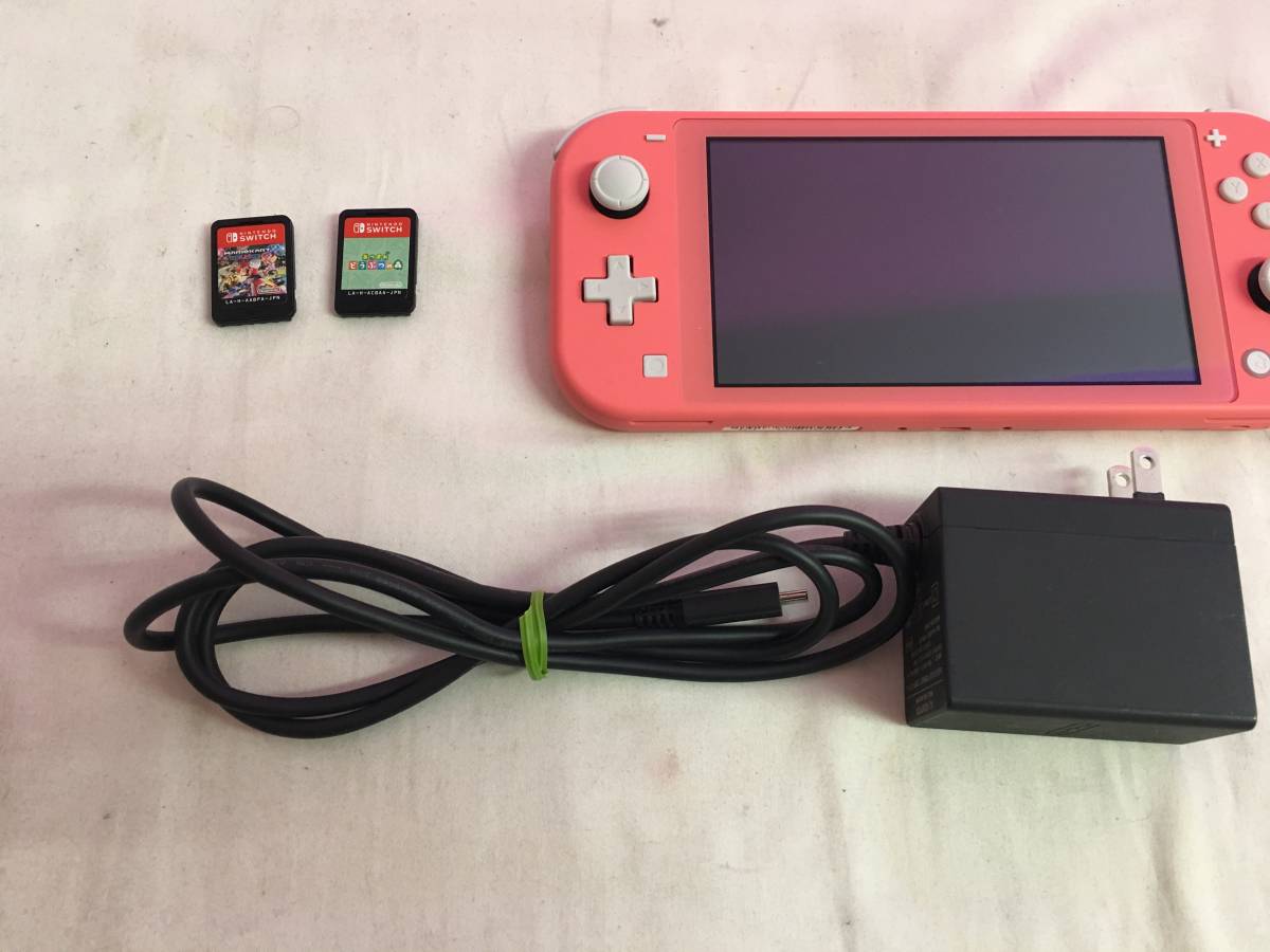 J19J/56 【中古】□ニンテンドースイッチライト□中古□本体□マリオ