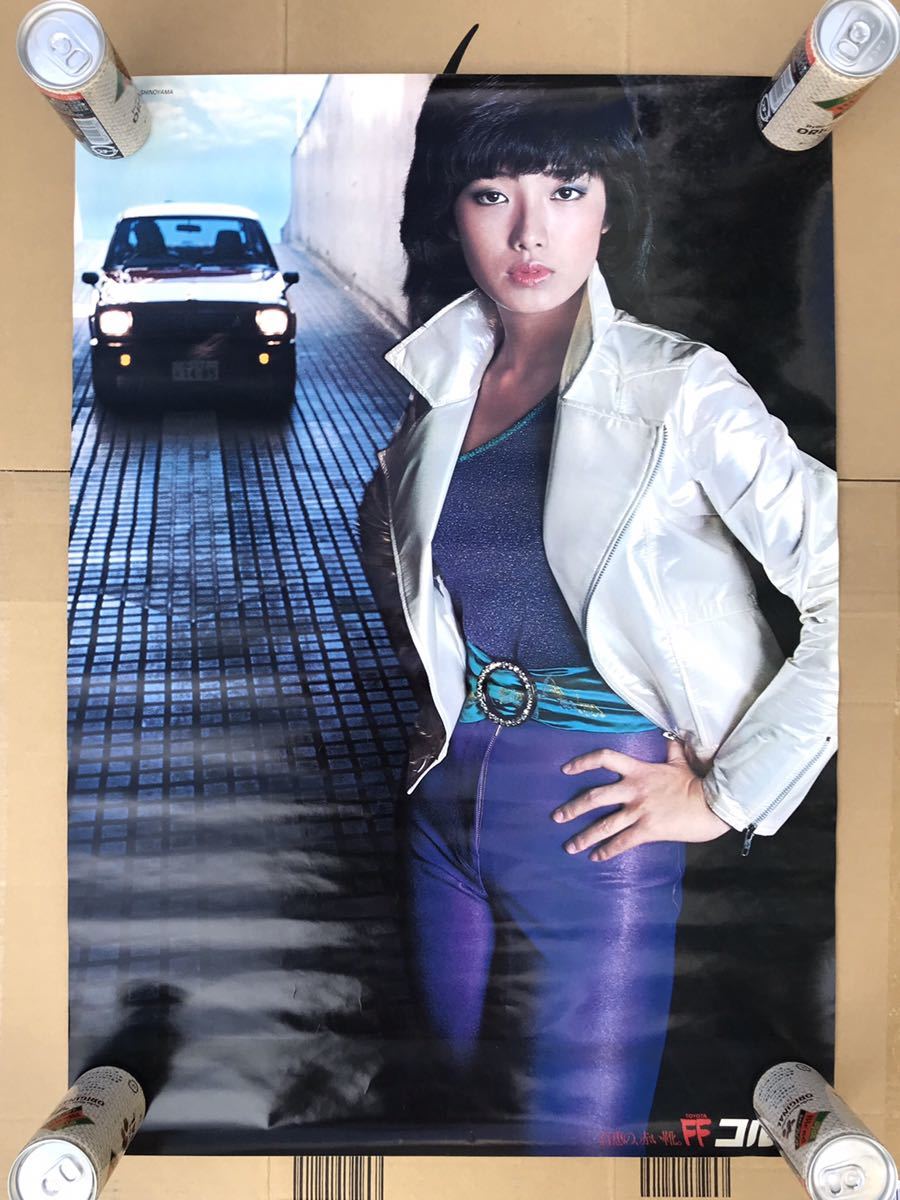 TOYOTA FFコルサ 山口百恵ポスター 山口百恵 トヨタ TOYOTA | ⁄ コルサ Yahoo!オークション ポスター