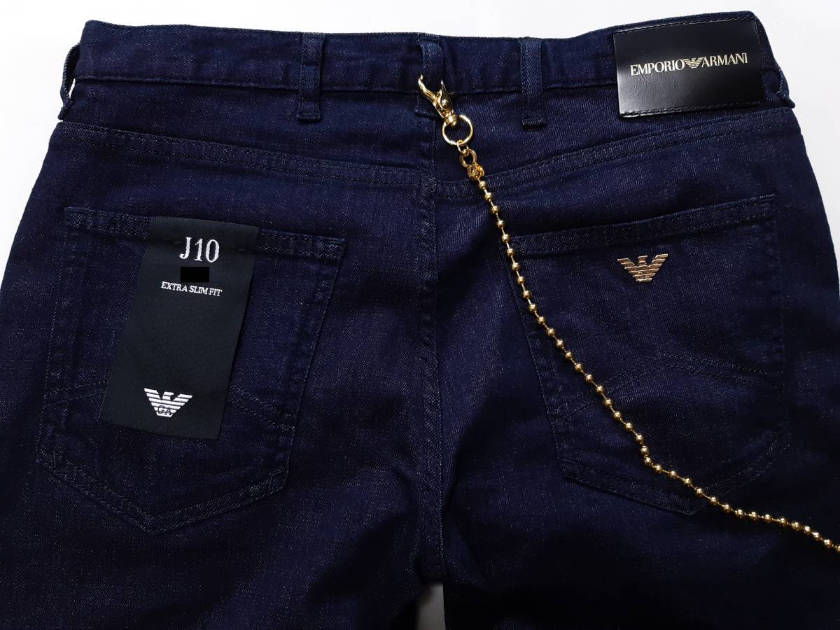 ARMANI ジーンズ メンズ ウォッシュデニム 、J06 アルマーニ」スリム 