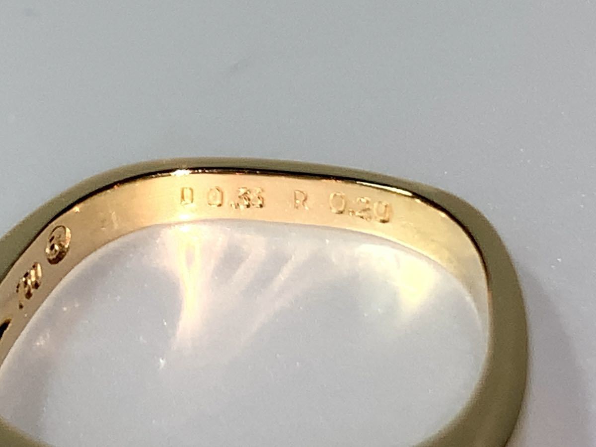 リング | K18 ルビー K18⁄Pt900 Jewelry C.O. 昭和レトロ ブラック 