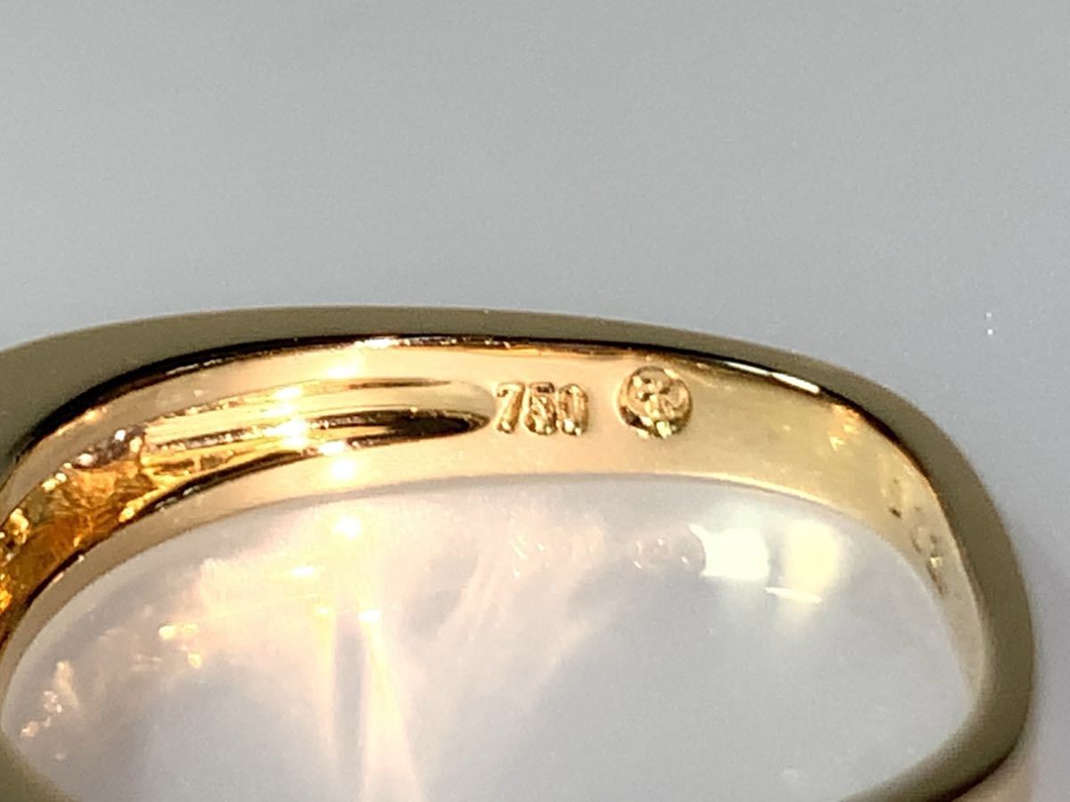 リング | K18 ルビー K18⁄Pt900 Jewelry C.O. 昭和レトロ ブラック 