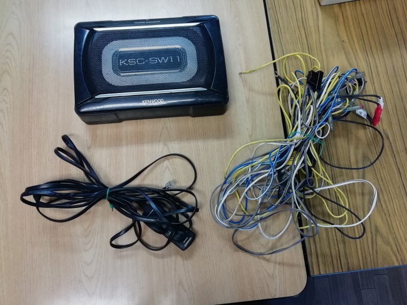 KENWOOD KSC-SW11 サブウーファー ケンウッド ジャンク パワードサブ