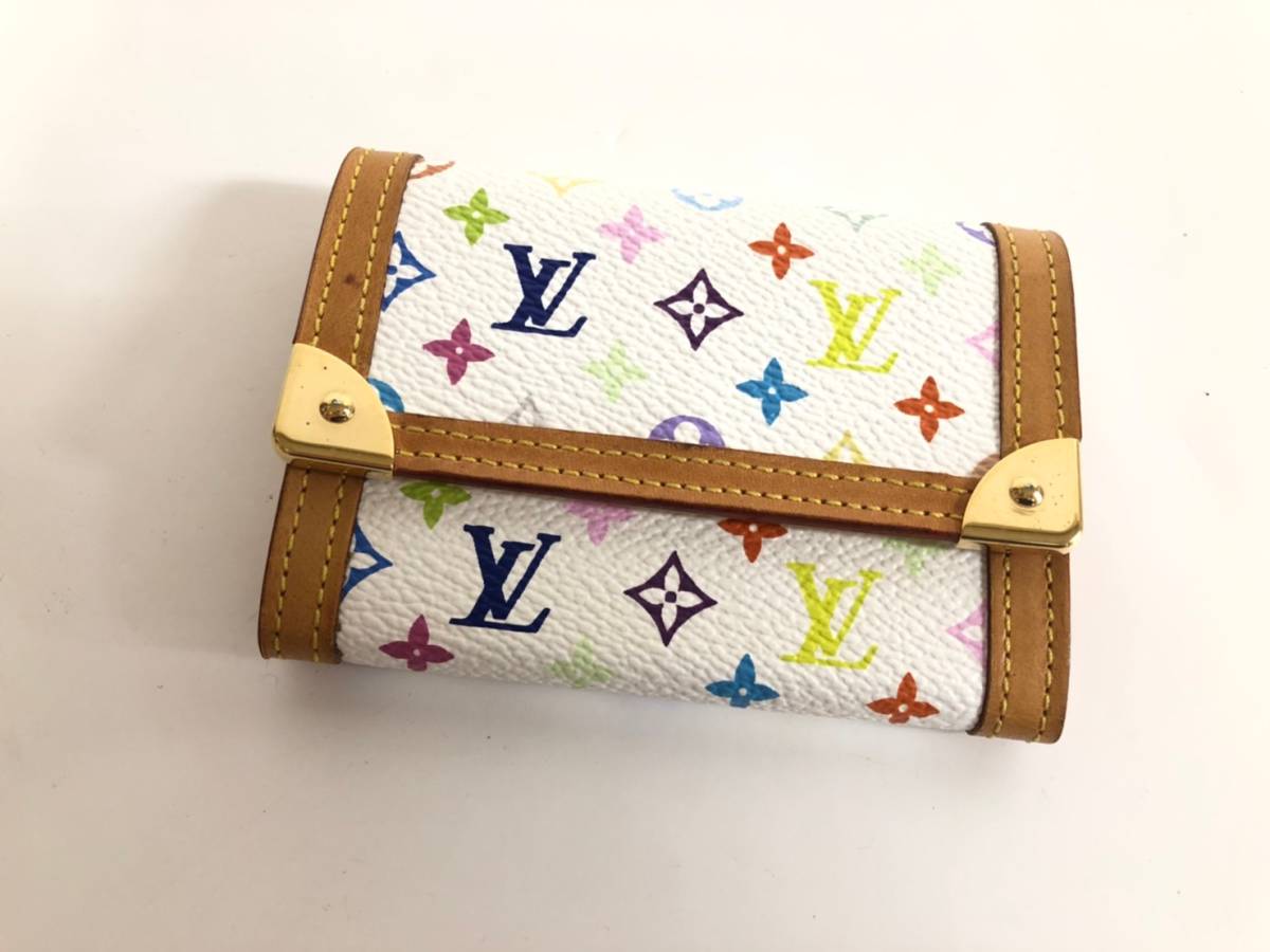 B006 1円～ 美品 ルイヴィトン LOUIS VUITTON ポルトモネ・プラ 