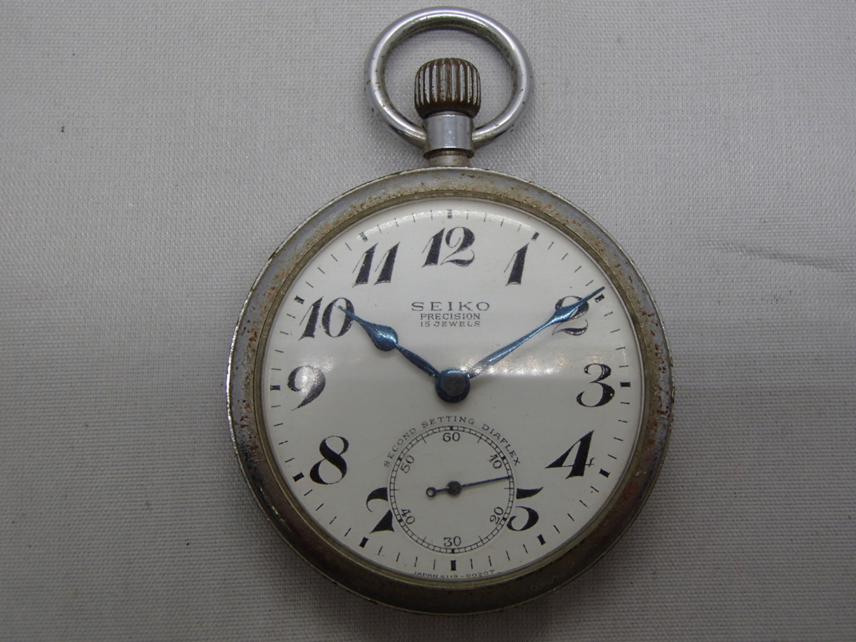 ☆稼働品☆SEIKO セイコー PRECISION 15 JEWELS 昭41 358 仙鉄 手巻き