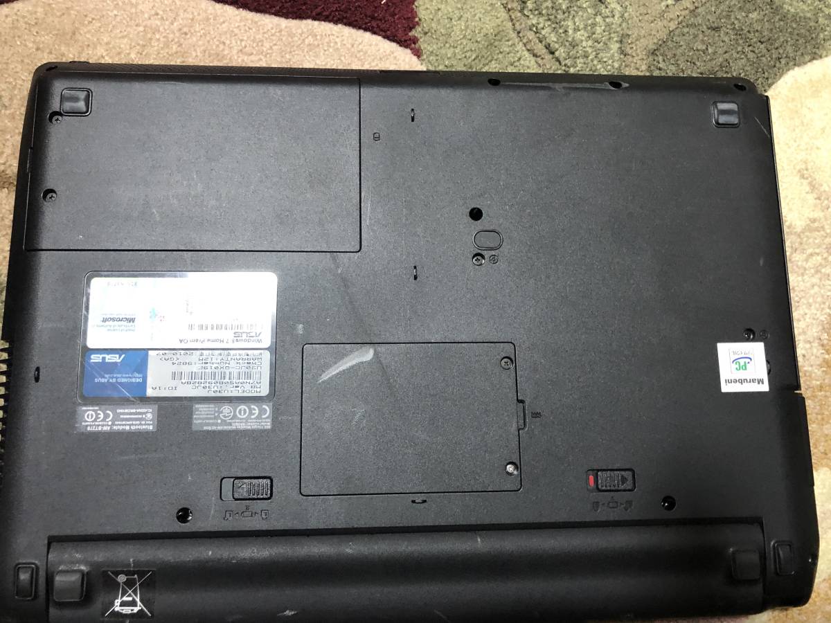 定番，得価 ASUS Core i3- M350 2.27GHz 4GB HDD 320GB 13型 ノート PC 