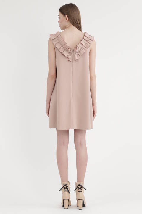 Jillstuart ジル スチュアート ワンピース フレア ミニ丈 ピンクベージュ サイズ0 Uu1 N ワンピース ミニ 売買されたオークション情報 Yahooの商品情報をアーカイブ公開 オークファン Aucfan Com