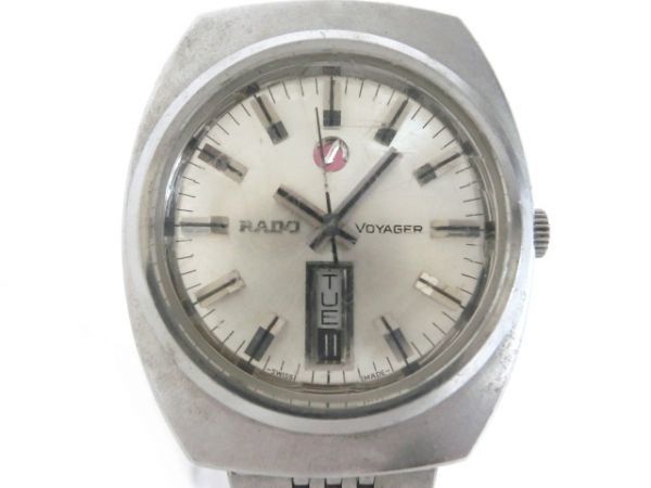RADO ボイジャー ラドー 自動巻き - VOYAGER デイデイト メルカリ 1円 