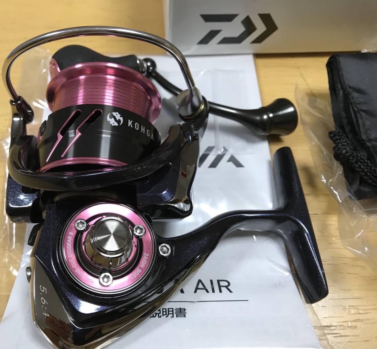 紅牙 ダイワ 2508PE-H AIR KOHGA MX スピニングリール | DAIWA air 美品｜Yahoo!フリマ（旧PayPayフリマ） コウガ 2508-PE-H Air 2508pe－hの通販 リール&frasl;スピニングリール