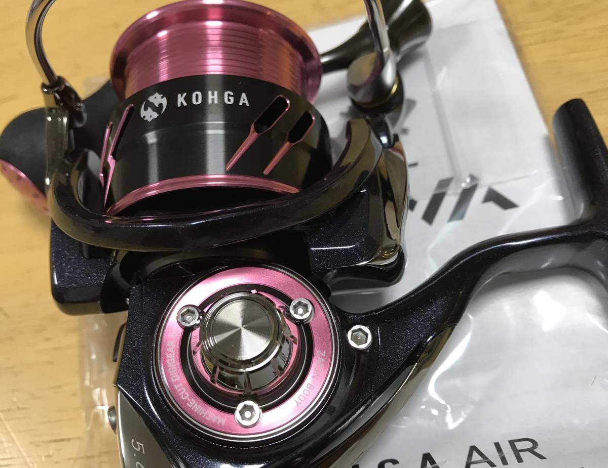 紅牙 ダイワ 2508PE-H AIR KOHGA MX スピニングリール | DAIWA air 美品｜Yahoo!フリマ（旧PayPayフリマ） コウガ 2508-PE-H Air 2508pe－hの通販 リール&frasl;スピニングリール