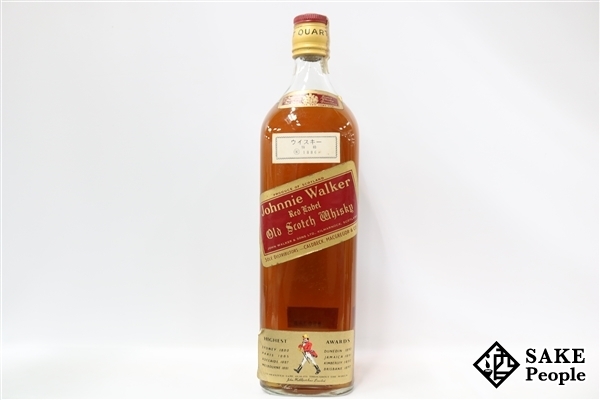 数量限定，定番 注目 ジョニー ウォーカー レッドラベル 945ml 43％ スコッチ(スコッチ)｜売買されたオークション情報、yahooの商品情報をアーカイブ公開 - オークファン スコッチ