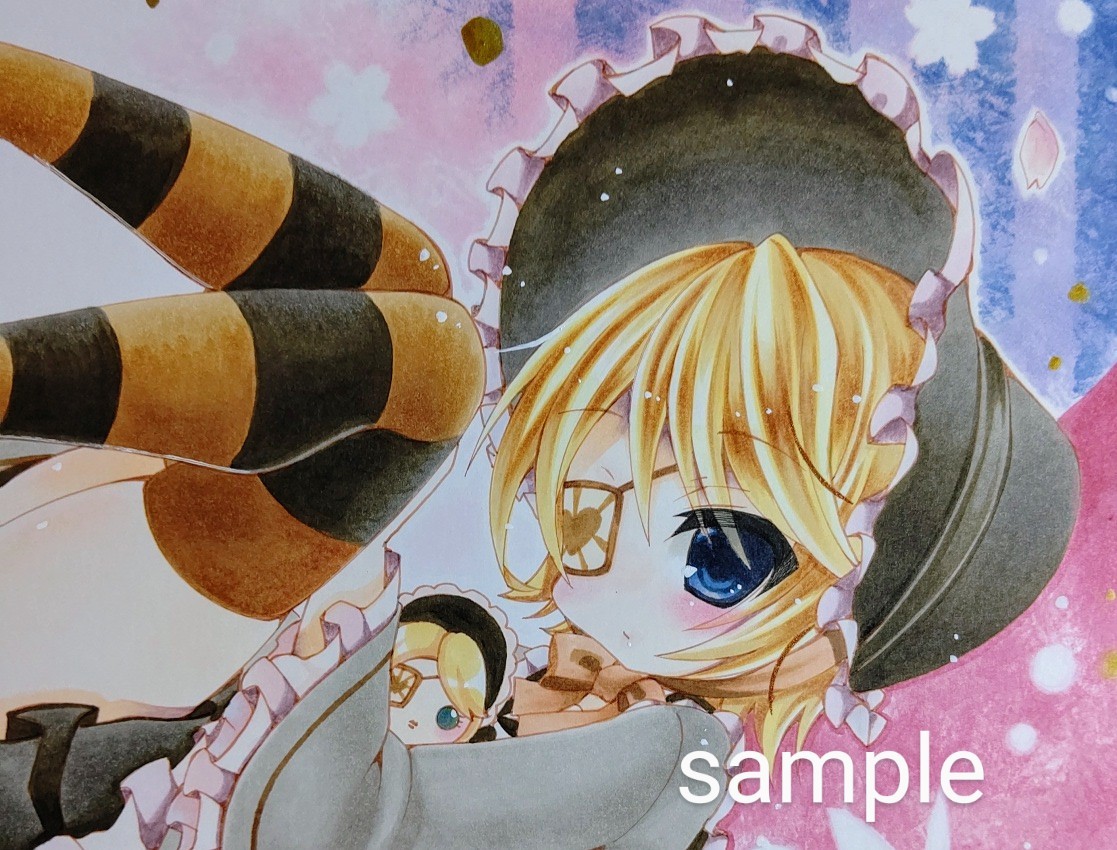 同人手描きイラスト 鏡音リン 千本桜 弐ノ桜 胡蝶 鏡音鈴 検 初音ミク ボカロ 手描きイラスト 売買されたオークション情報 Yahooの商品情報をアーカイブ公開 オークファン Aucfan Com