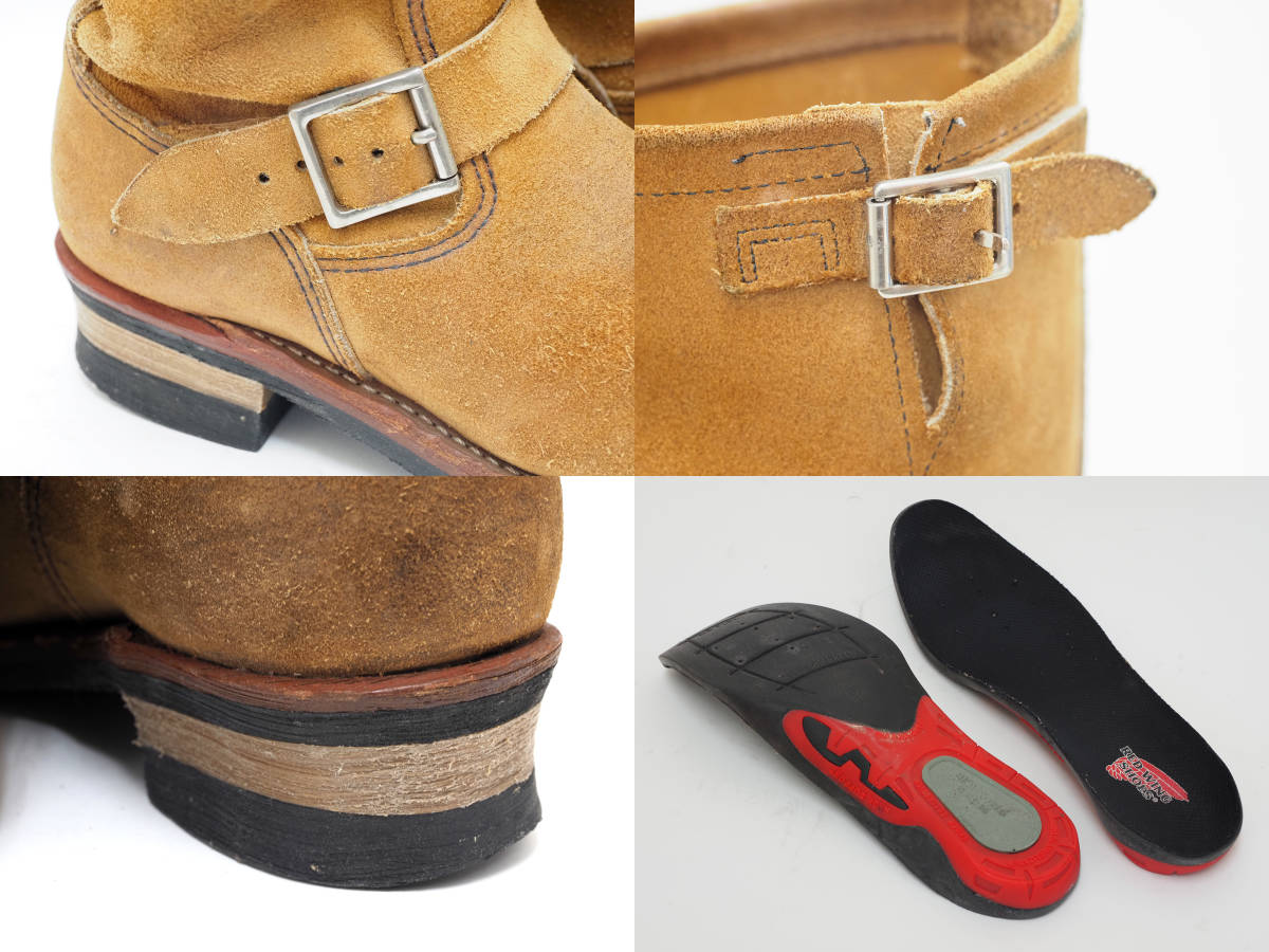 RED WING レッドウィング エンジニアブーツ スウェード ベージュ 8178 