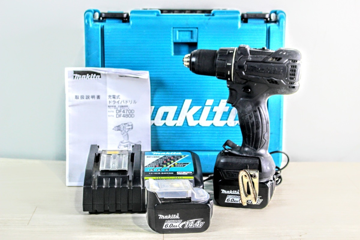 B.2010 MAKITA マキタ 充電式ドリルドライバー DF470D 収納ケース付き(本体)｜売買されたオークション情報、yahooの商品情報をアーカイブ公開 - オークファン ドリルドライバー