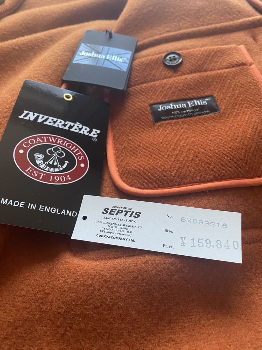 ダッフルコート MADE IN ENGLAND オレンジ サイズ36 希少 ダッフルコート MADE IN ENGLAND オレンジ サイズ36 希少