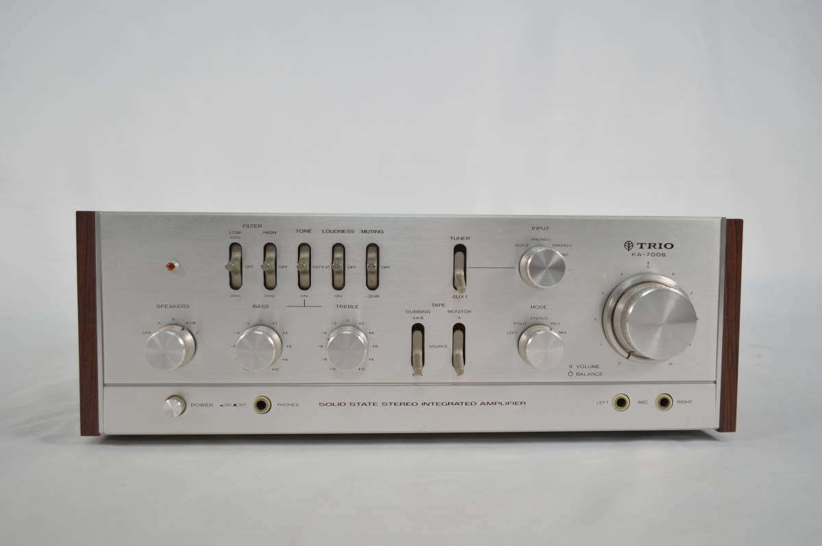 TRIO トリオ アンプ KA-7006 オーディオ機器 通電未確認 Yahoo