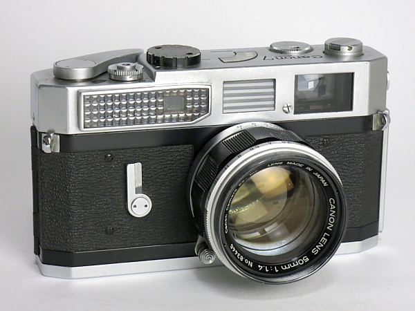 ☆キヤノン7 50mm/1.4付 ／難有・現状