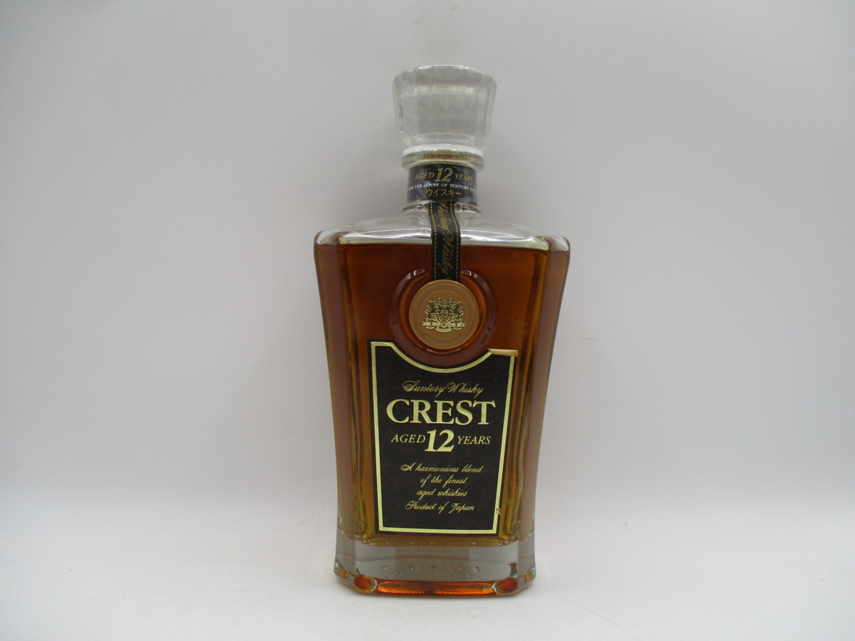 【人気SALE，セール】 同梱OK商品 SUNTORY WHISKY CREST サントリー ウイスキー クレスト 12年 700ml 43％ 古酒 X21945(日本)｜売買されたオークション情報、yahooの商品情報をアーカイブ公開 - オークファン 日本
