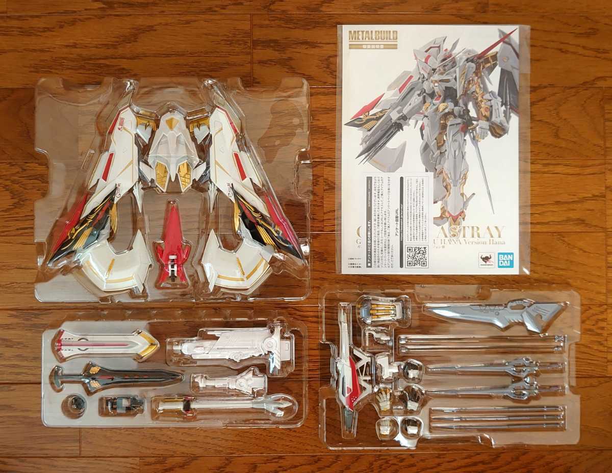 開封済品】METAL BUILD ガンダムアストレイ ゴールドフレーム天ハナ