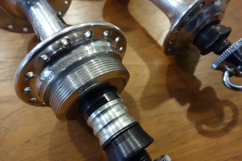 NOS Campagnolo Nuovo Record Pista High Flange Hubset: 28H - 1036/A