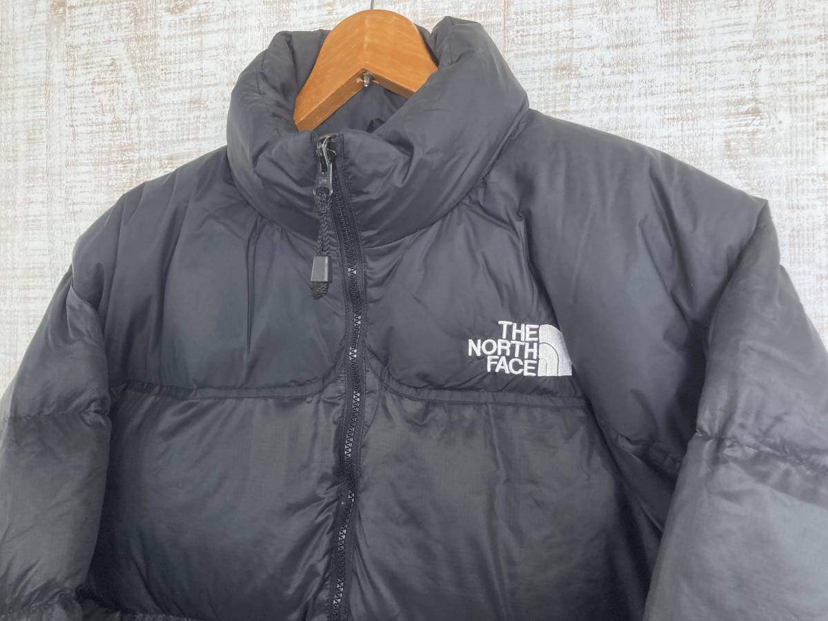 ♪【中古】THE NORTH FACE Nuptse Jacket L ノースフェイス ヌプシ ジャケット ダウン ナイロン アウター DOWN JACKET ブラック ＠100 NORTH FACE NUPTSE ヌプシジャケット face ヌプシ