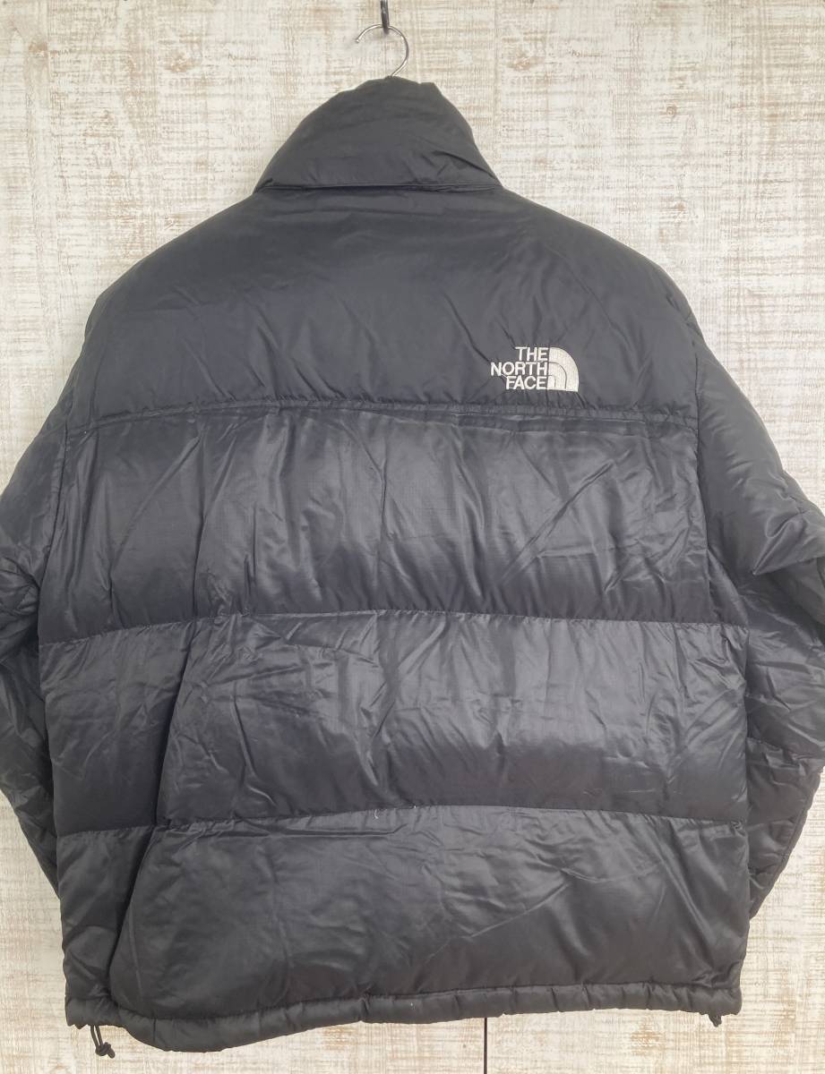 ♪【中古】THE NORTH FACE Nuptse Jacket L ノースフェイス ヌプシ ジャケット ダウン ナイロン アウター DOWN JACKET ブラック ＠100 NORTH FACE NUPTSE ヌプシジャケット face ヌプシ
