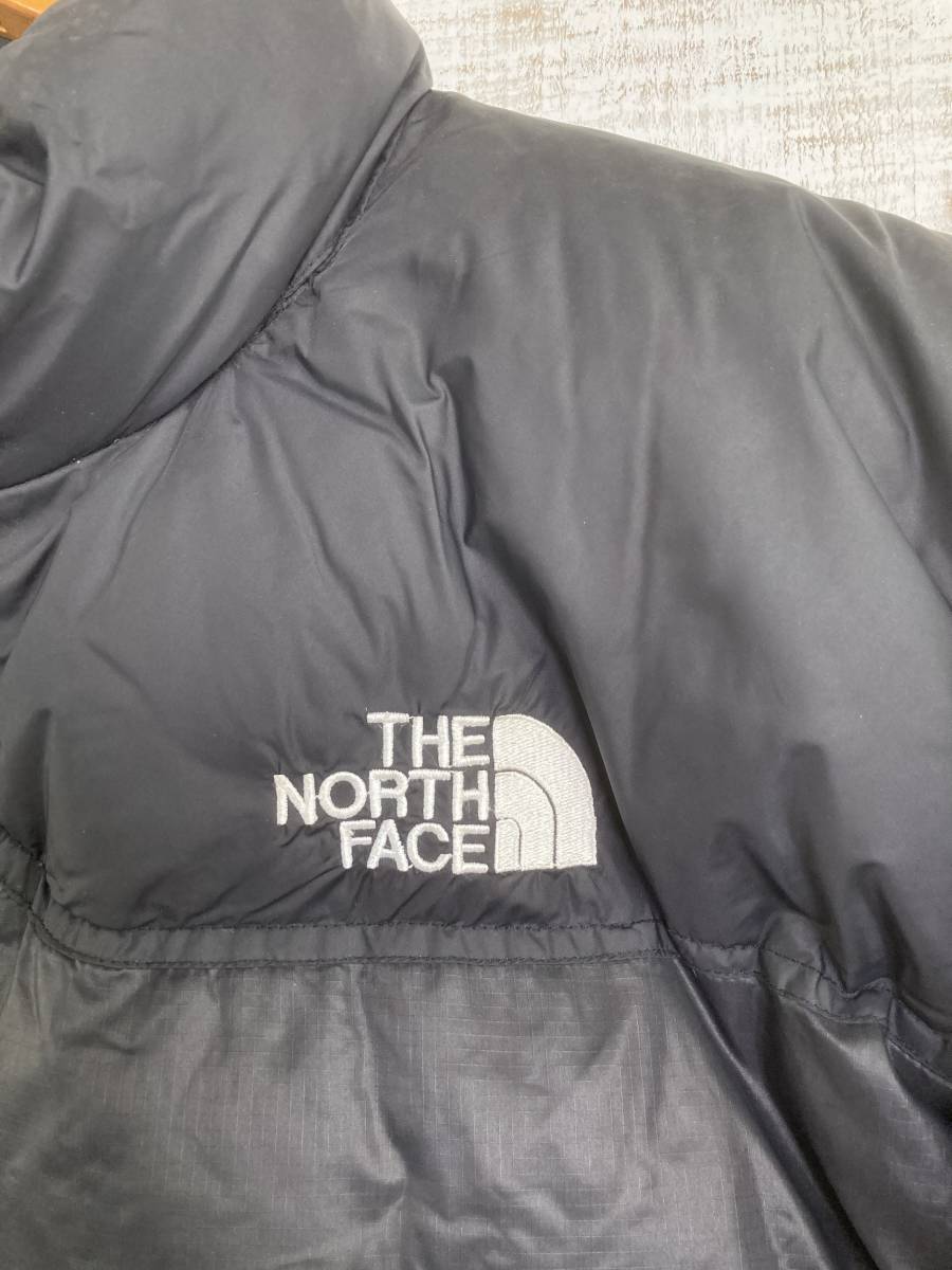 ♪【中古】THE NORTH FACE Nuptse Jacket L ノースフェイス ヌプシ ジャケット ダウン ナイロン アウター DOWN JACKET ブラック ＠100 NORTH FACE NUPTSE ヌプシジャケット face ヌプシ