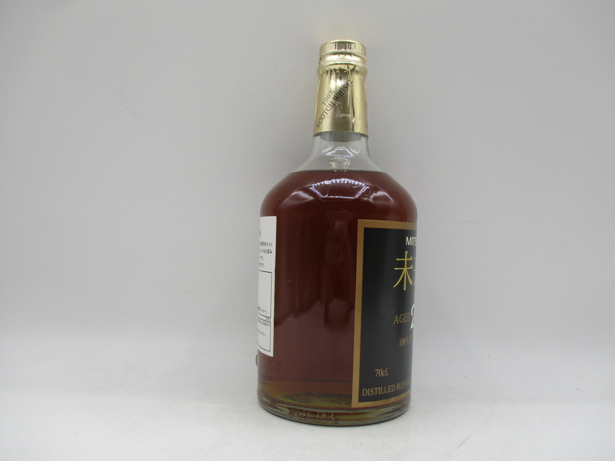 【同梱OK商品】未来記 21年 MIRAIKI MITSUKOSHI スコッチ ウイスキー 箱入 未開封 700ml 40% 古酒 E85438 MITSUKOSHI 三越 700ml Old Year 山梨銘醸株式会社