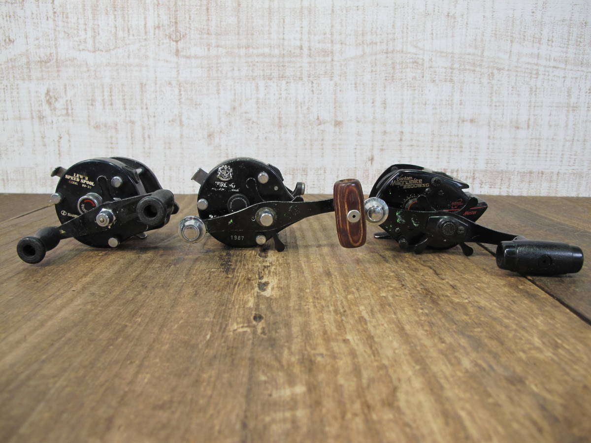 【赤字超特価，新作】 ジャンク オールド シマノSHIMANO ベイトリールまとめ３台 LEW'S SPEED SPOOL /Bantam Magnumlite2200WSG/BM-4 バス釣りなど＠８０(その他)｜売買されたオークション情報、yahooの商品情報をアーカイブ公 その他