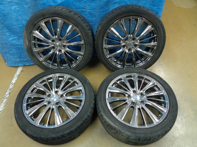 LEGZAS　１８インチホイール LEGZAS 18インチ 18x7J PCD114.3 +48 5H 225/45R18 4本 ジューク