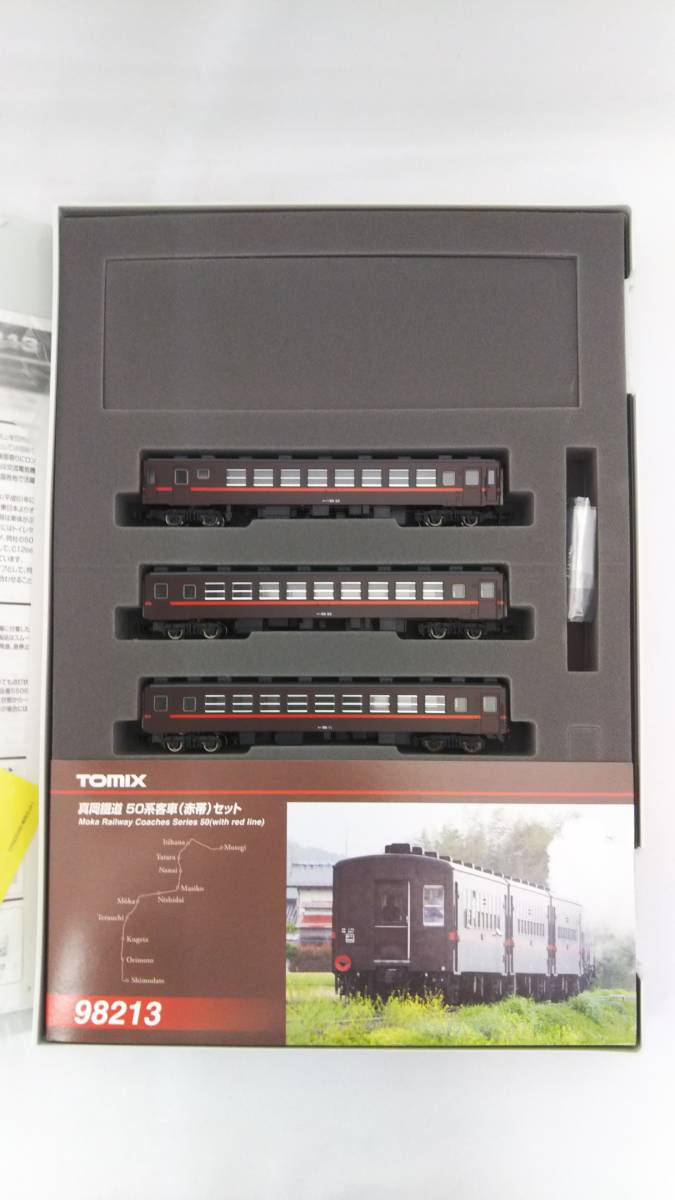 Nゲージ TOMIX 真岡鐵道 50系客車(赤帯)セット 真岡鐵道 0 - 公式]鉄道