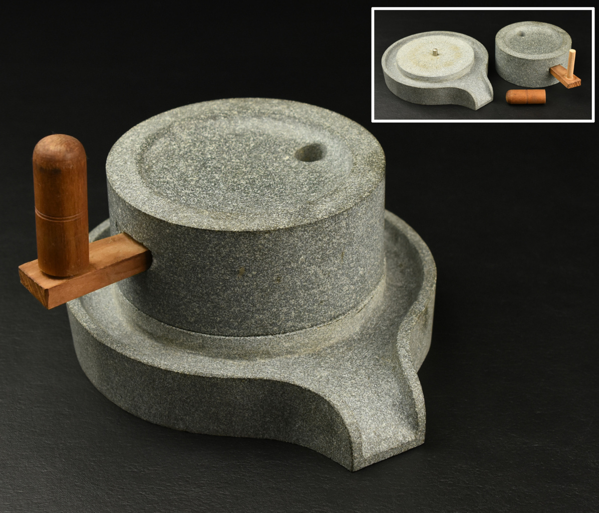 古多】時代品 小茶臼 石臼 c30◇茶道具/古美術/時代品 【公式通販】