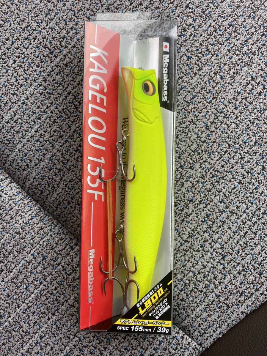 新作入荷，セール MEGABASS メガバス KAGELOU カゲロウ 155F ドチャート(ミノー)｜売買されたオークション情報、yahooの商品情報をアーカイブ公開 - オークファン 海水
