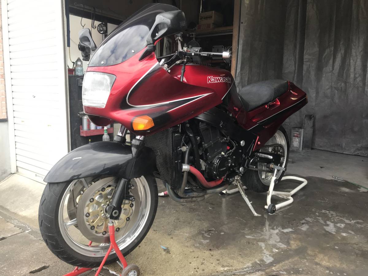 シュガーページ 引取り限定 カワサキ ZX10改 ZZR1100エンジン 公認