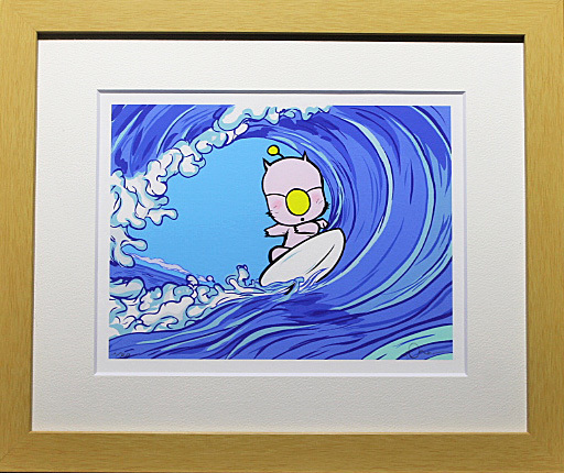 美品 天野喜孝「HEROES」ジクレ版画 直筆サイン入 大作 作品保証書有