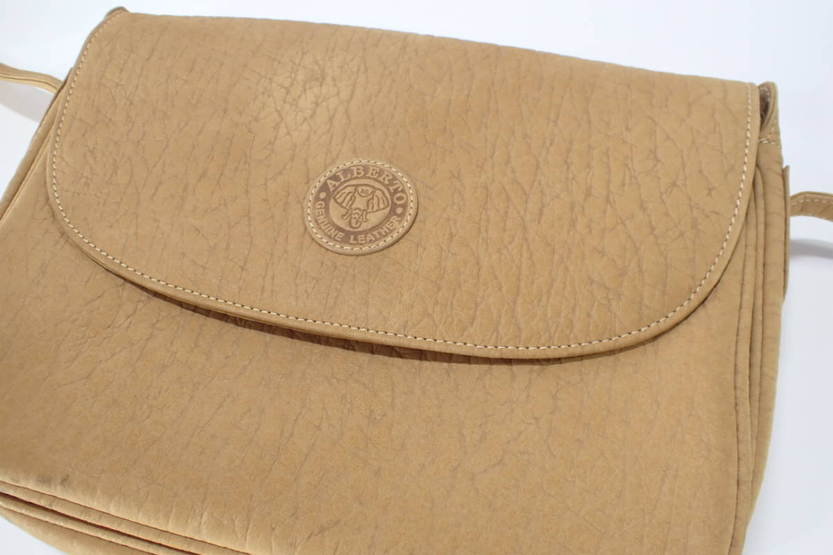 81959 bag 象革 エレファント革 本革 ALBERTO アルベルト ショルダー 