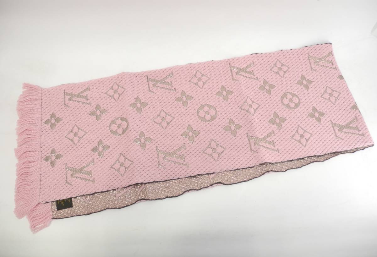 マフラー エシャルプ ルイヴィトン シャイン LOUIS ウール VUITTON