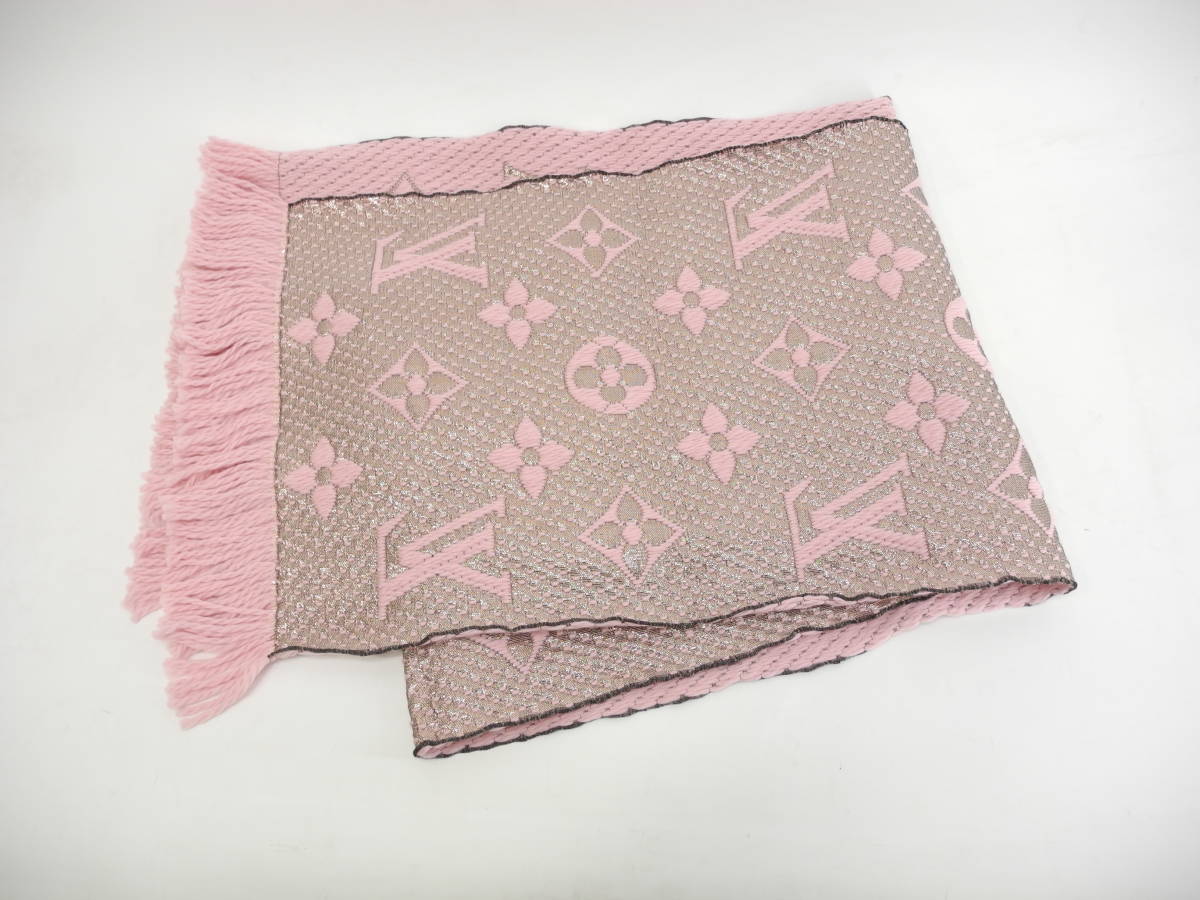 マフラー エシャルプ ルイヴィトン シャイン LOUIS ウール VUITTON